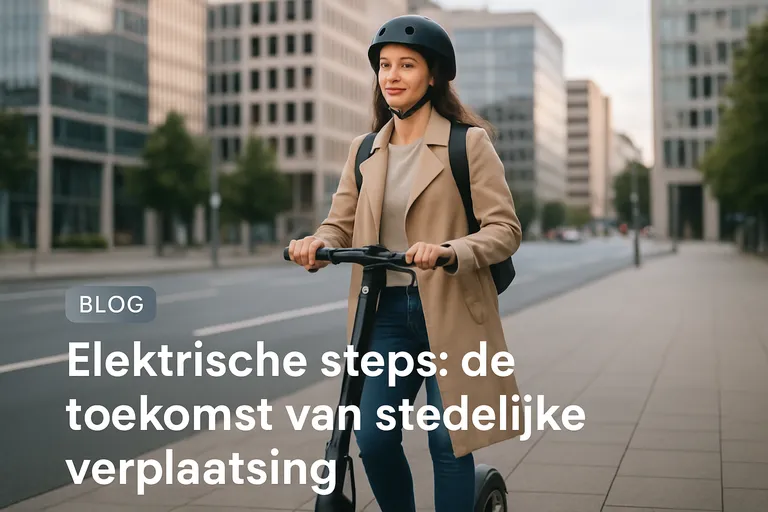 Elektrische steps: de toekomst van stedelijke verplaatsing