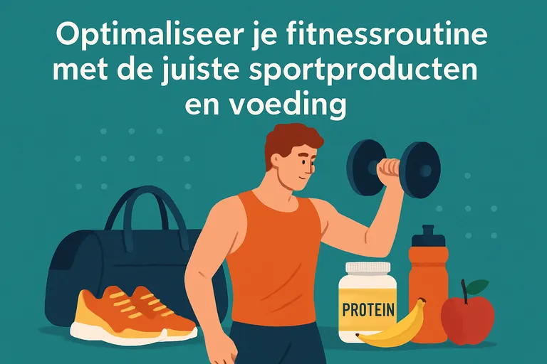 Optimaliseer je fitnessroutine met de juiste sportproducten en voeding